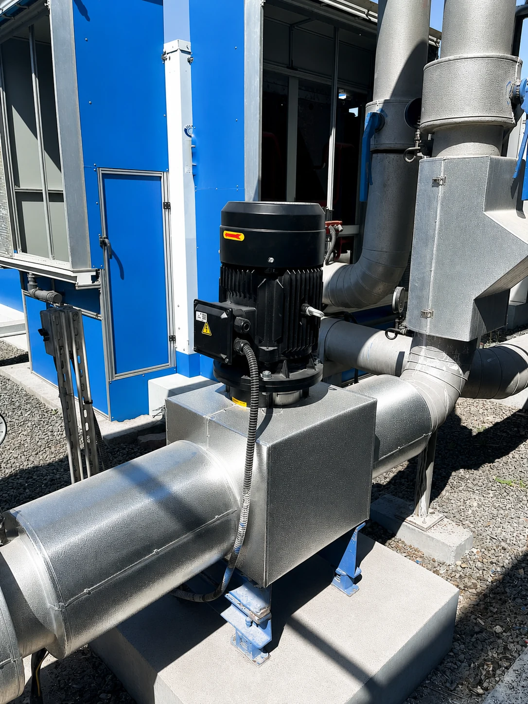 Winflo vertical in-line installation, 11 kW